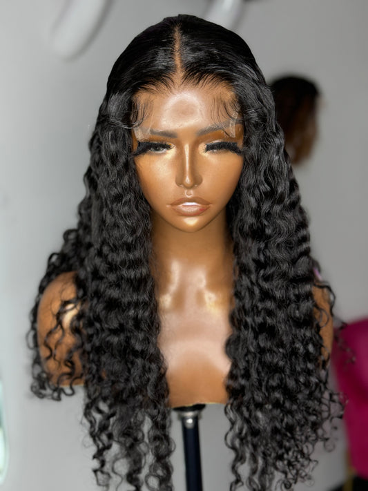 22” Pineapple wavy 5x5HD closure unit