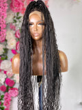 Waist Length Boho Braided Wig