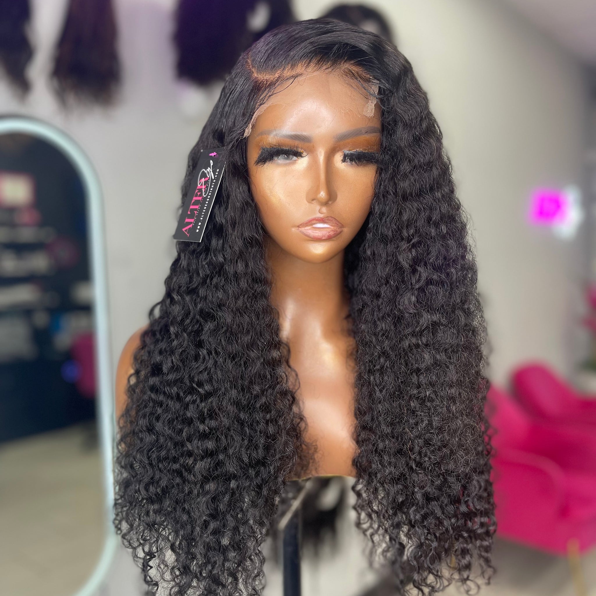 24” Spanish curly 5x5HD Closure unit