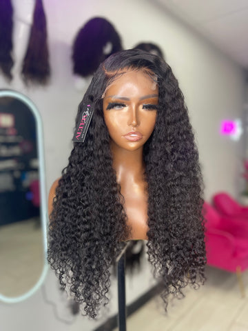 24” Spanish curly 5x5HD Closure unit