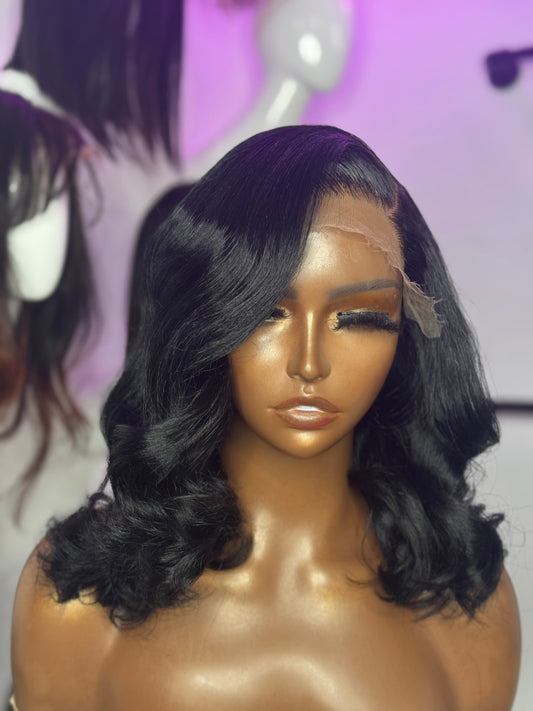 14" Chanel 9x6HD Closure Kinky Straight